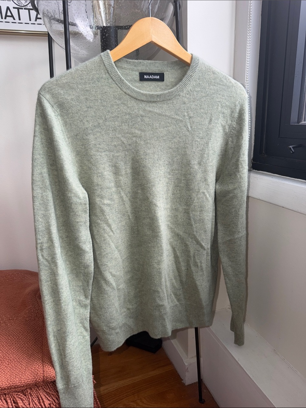 NAADAM Men’s Crewneck Cashmere Sweater - light green
